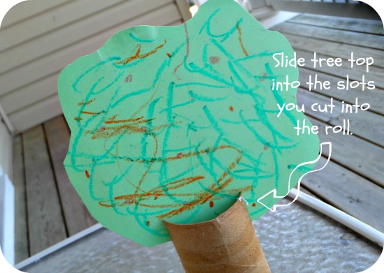 Earth Day Craft idea for a simple tree