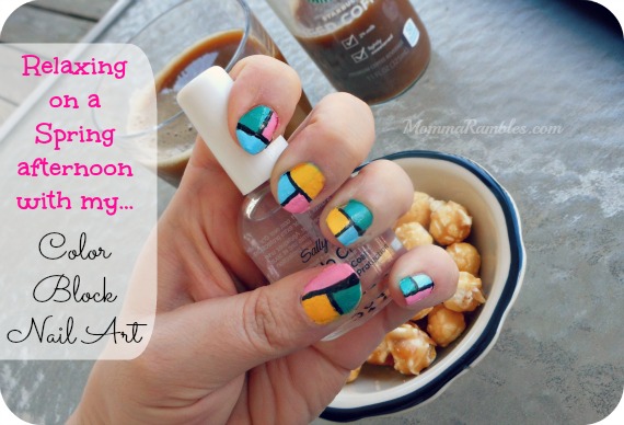 How Sally Hansen Reminded Me To Relax, Color Block and Enjoy Spring!