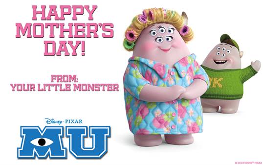 Happy Mother's Day from Monsters University