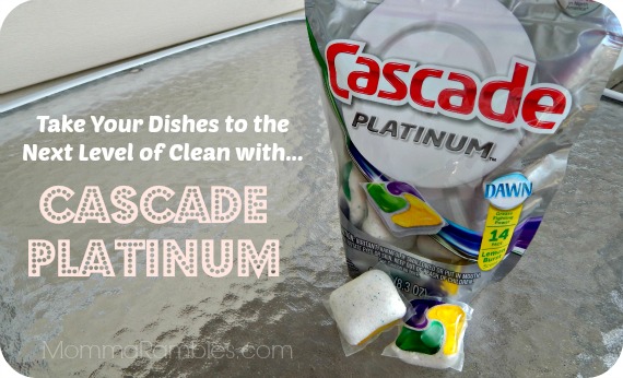 Take Your Dishes to the Next Level of Clean with Cascade Platinum! ~ #MyPlatinum #spon
