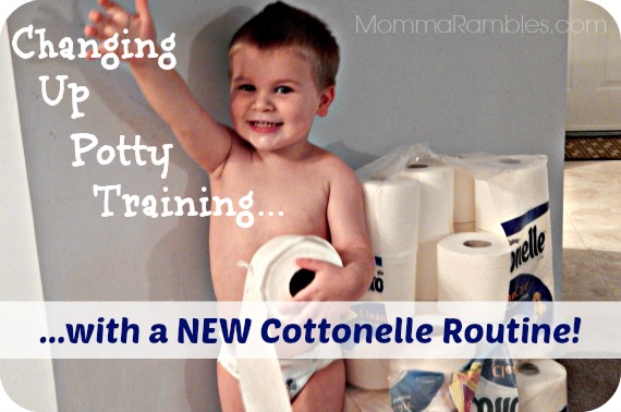 Changing Up Potty Training with a New Cottonelle Care Routine!