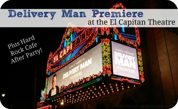 Delivery Man Red Carpet Premiere at the El Capitan Theatre! + After Party Fun ~ #DeliveryManEvent