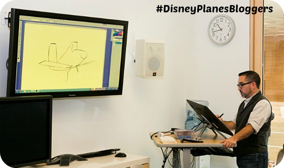 Story Artist Demostration:Drawing Life into Disney's PLANES ~ #DisneyPlanesBloggers