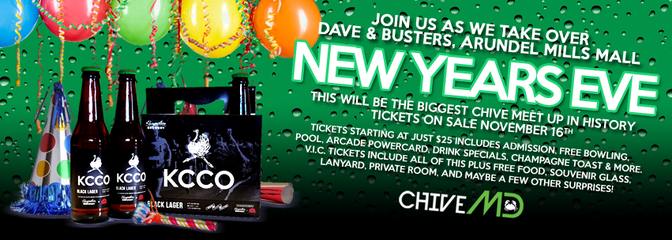 Support Chive Charities ~ Chive New Years Eve MEGA Meetup! #ChiveNYE