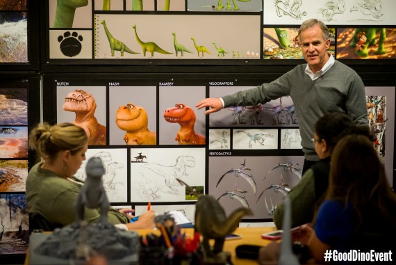 THE GOOD DINOSAUR - Production Designer Harley Jessup presents at the Long Lead Press Days at Pixar Studios. Photo by: Marc Flores. ©2015 Disney•Pixar. All Rights Reserved.
