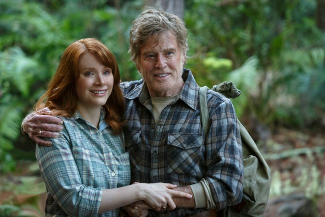 Bryce Dallas Howard is Grace and Robert Redford is Mr. Meacham in Disney's PETE'S DRAGON, the adventure of a boy named Pete and his best friend Elliot, who just happens to be a dragon.